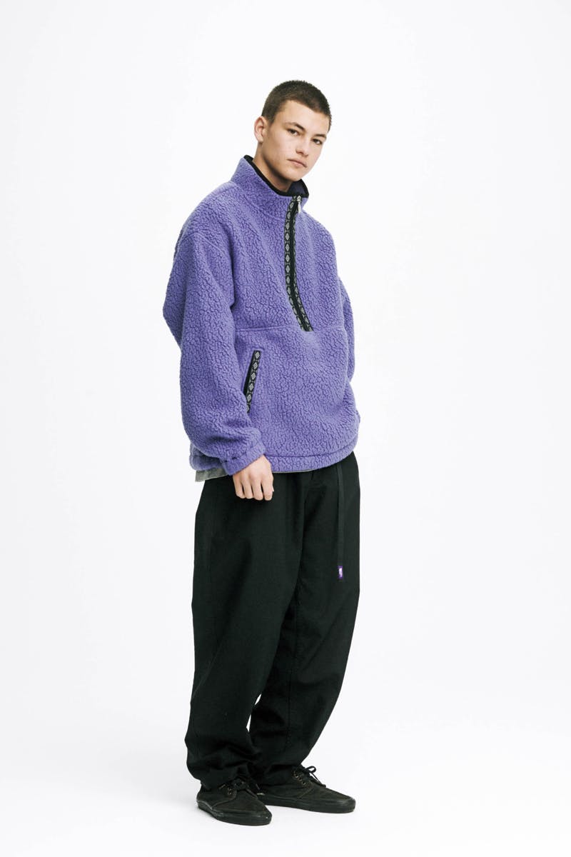 the north face purple label fleece